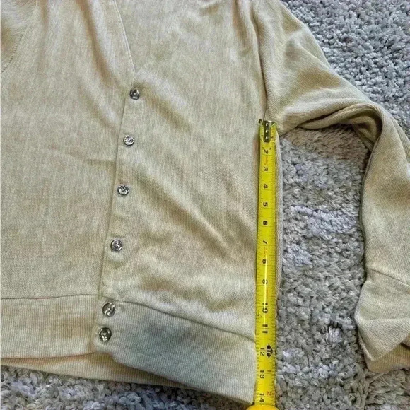 Cypress Links cream cardigan woman’s M - Picture 8 of 8